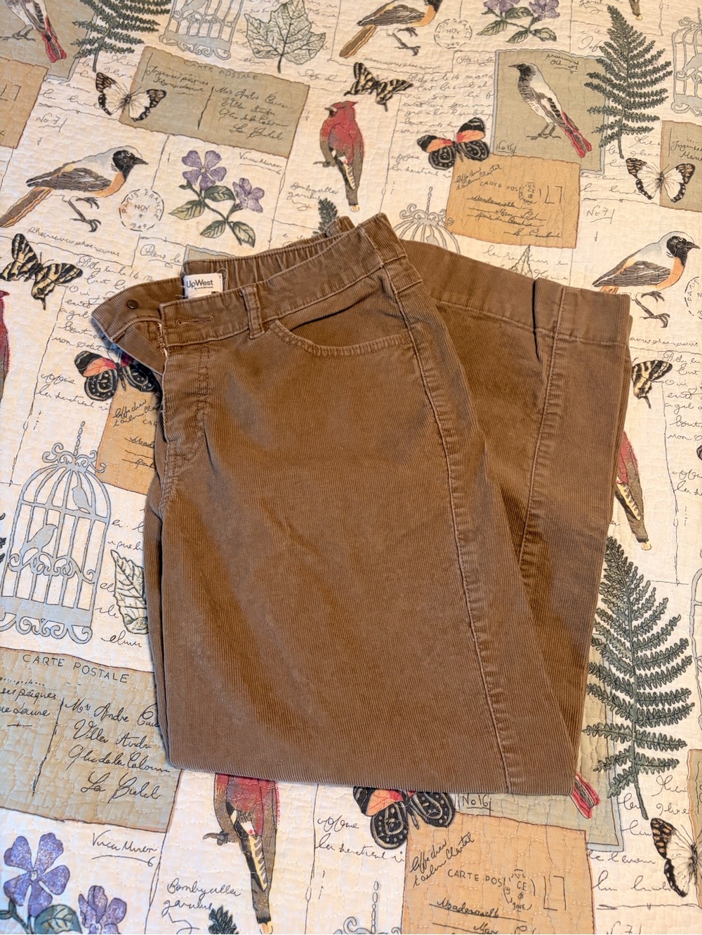 UpWest Brown Corduroy Women’s Pants